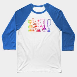 Colors of Chemistry Baseball T-Shirt